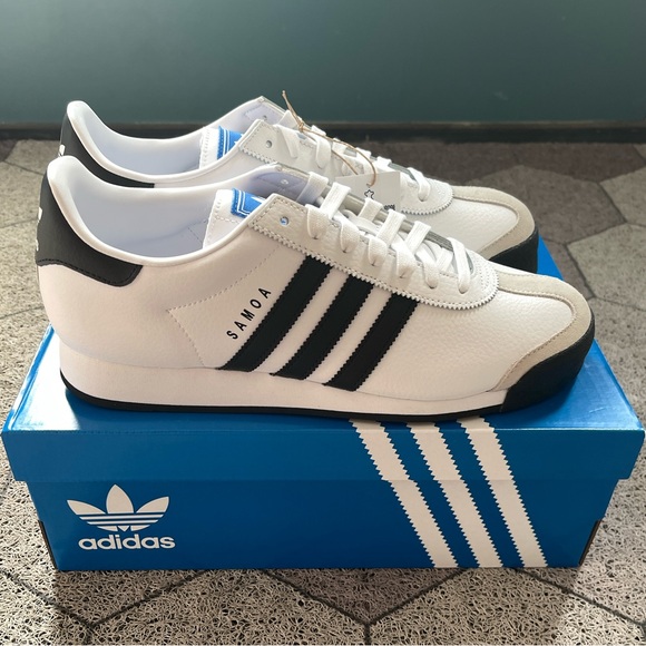 ADIDAS Originals Men’s Samoa, Cloud White/Black - Picture 4 of 16